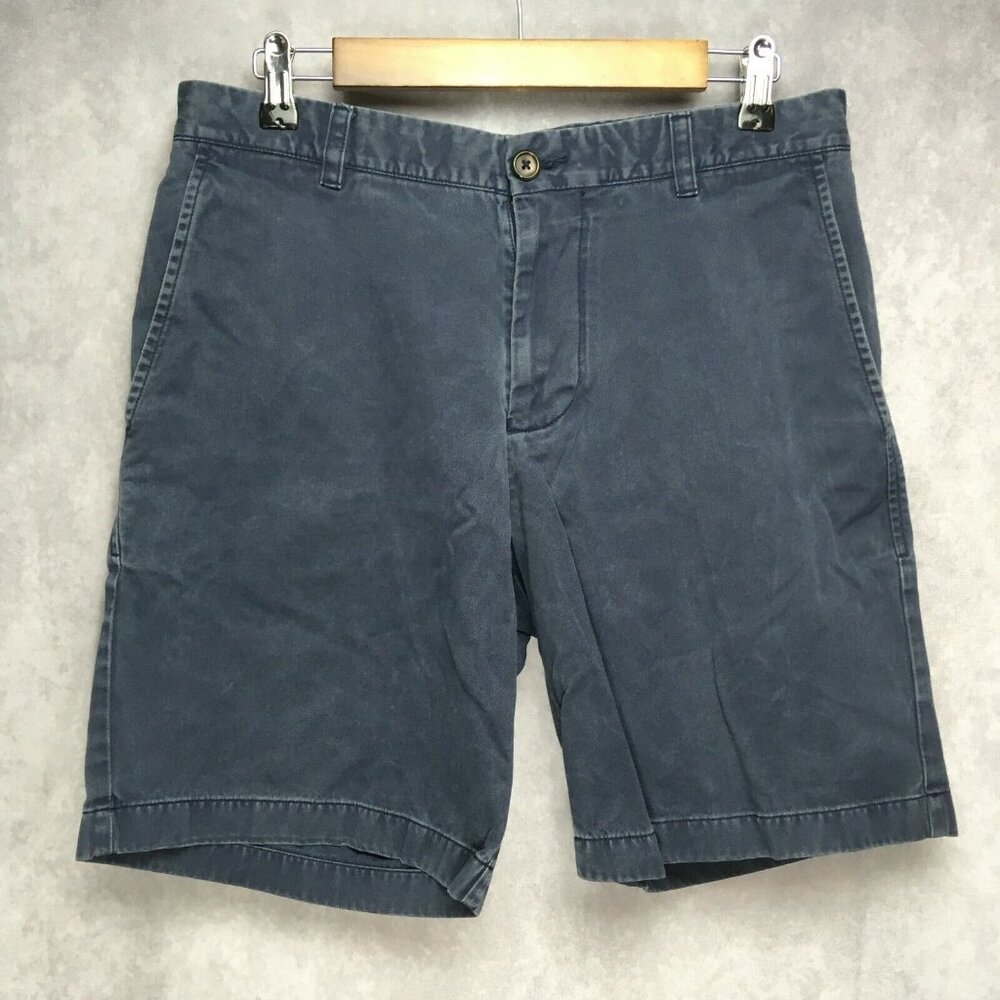 Southern Tide Skipjack‎ Mens Shorts 32 Blue Flat Front Pockets Cotton Modal